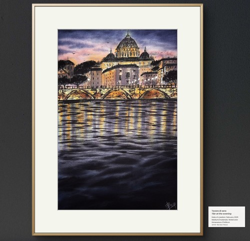 Quadro acquerello dipinto - acquerello,,