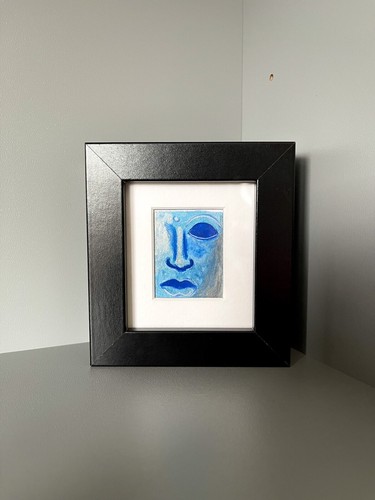 Quadro acquerello volto - , di