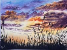 Quadro Di Acquerello, Fatto A