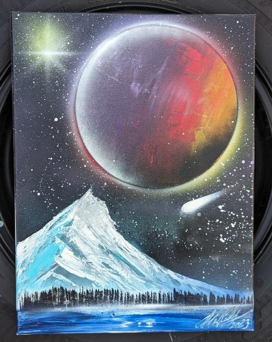 Pittura spray planet - planet, art