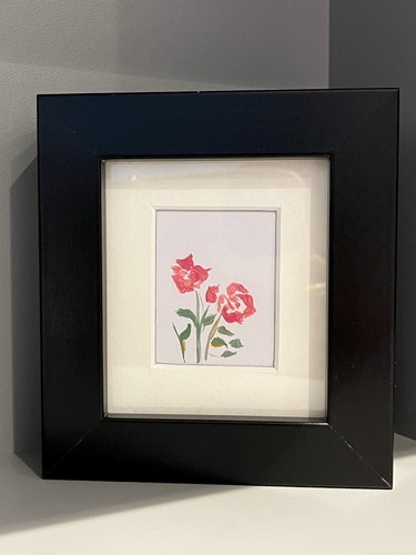 Quadro acquerello rose