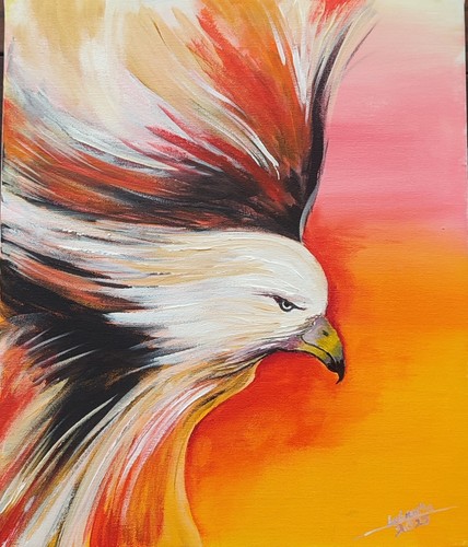 Quadro aquila che prende - aquila,