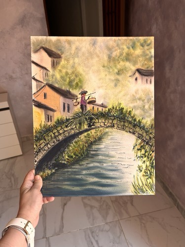 Quadro originale acquerello - quadro,