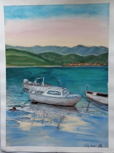 Quadro acquerello originale - quadro,