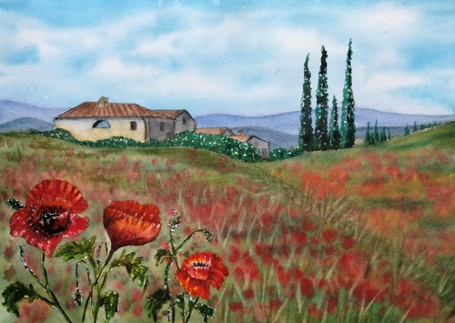 Quadro aquerello - di,
