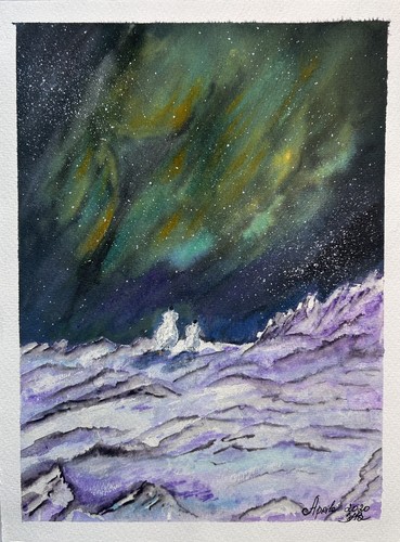 Quadro acquerello dipinto a - acquerello,,